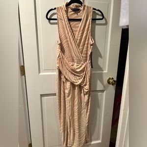 Pink and cream Dress